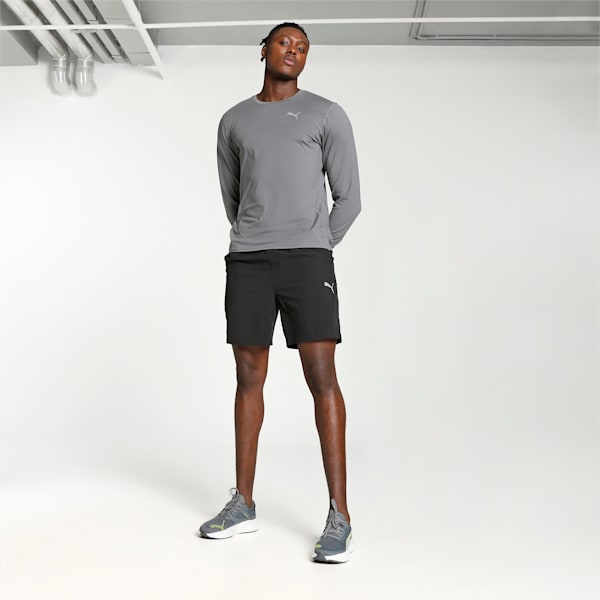 RUN CLOUDSPUN Men's Long Sleeve Running T-shirt, Cool Dark Gray, extralarge-IND