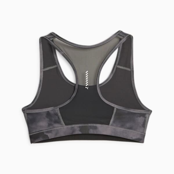 Brasier deportivo Run 4Kekeeps Sujetador para mujer, PUMA Black-AOP, extralarge