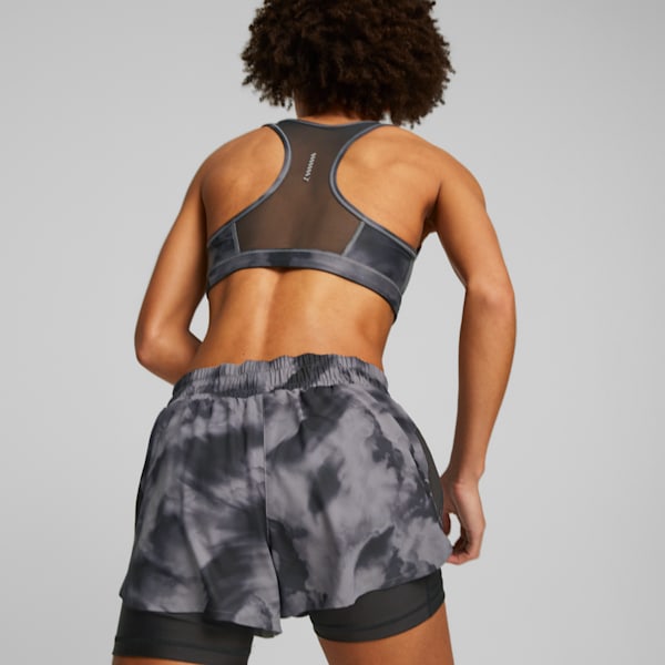 Brasier deportivo Run 4Kekeeps Sujetador para mujer, PUMA Black-AOP, extralarge
