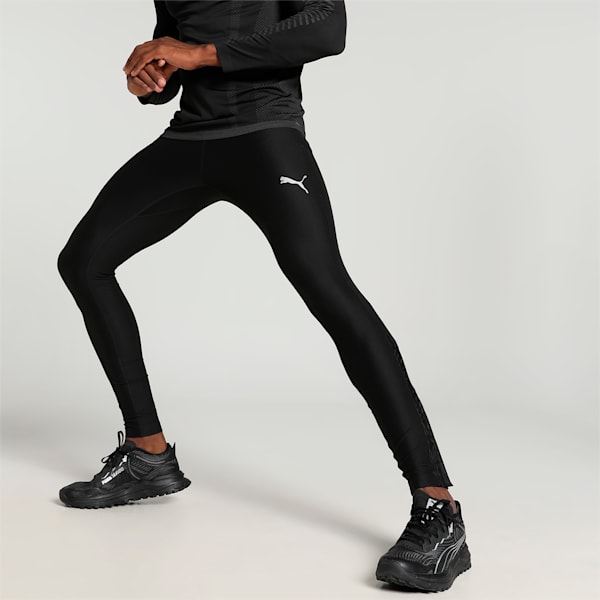 Run Brushed Men's Tights, PUMA Black, extralarge-IND