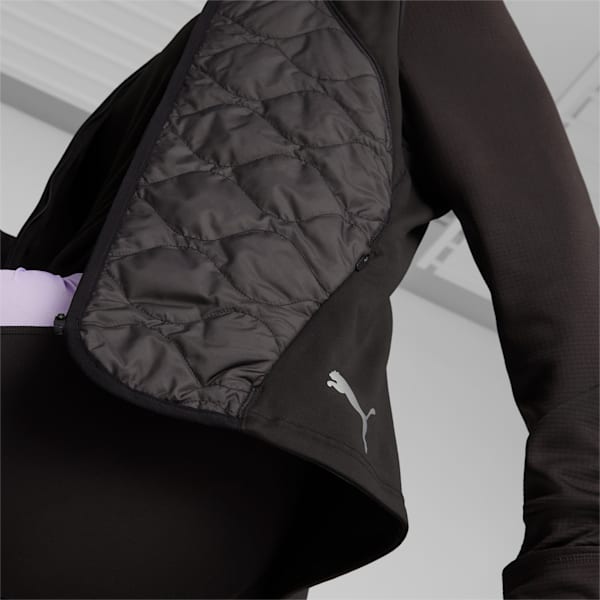 RUN CLOUDSPUN WRMLBL Women's Padded Running Vest, PUMA Black, extralarge-GBR