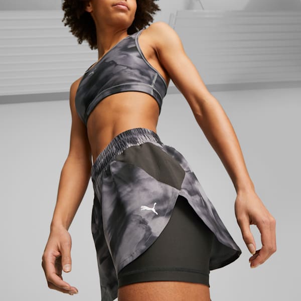 Shorts para correr Ultraweave 2-in-1 para mujer, PUMA Black, extralarge