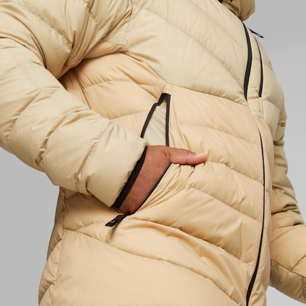 SEASONS Men's Down Jacket, Sand Dune, extralarge