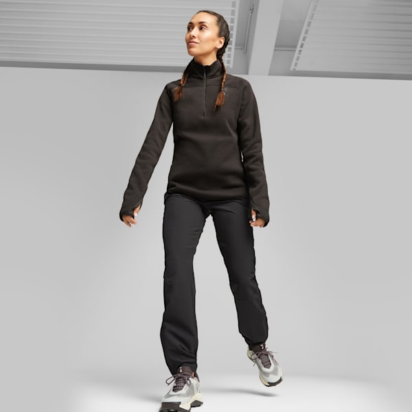 SEASONS Women's Softshell Running Pants, PUMA Black, extralarge-GBR