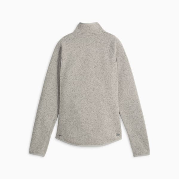 ウィメンズ ランニング シーズンズ  1/2 ジップ フリース, Concrete Gray Heather, extralarge-JPN