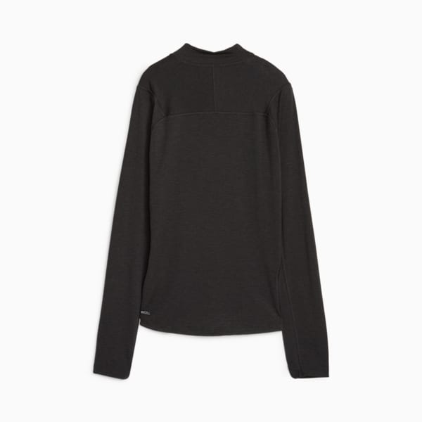 Playera de manga larga SEASONS para mujer, PUMA Black, extralarge