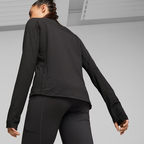 ウィメンズ ランニング シーズンズ ウール シャツ 長袖, PUMA Black, extralarge-JPN