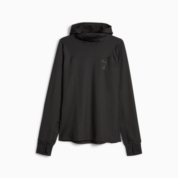 メンズ ランニング シーズンズ ウール バラクラバ 長袖, PUMA Black, extralarge-JPN