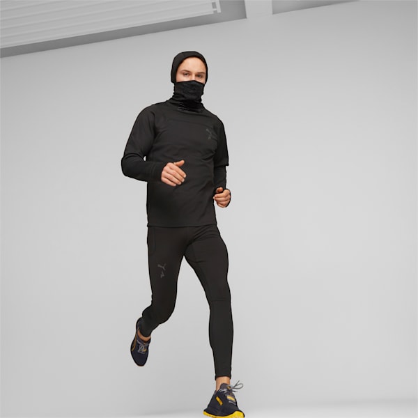 メンズ ランニング シーズンズ ウール バラクラバ 長袖, PUMA Black, extralarge-JPN