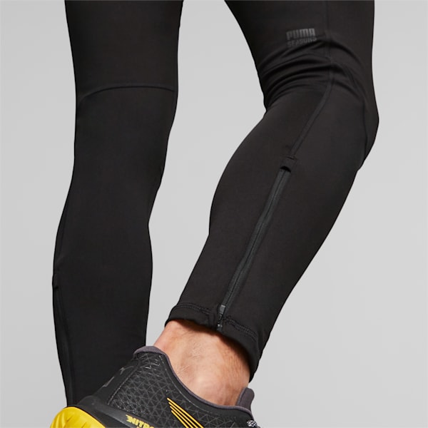 SEASONS Men's Full-Length Running Tights, PUMA Black, extralarge-GBR
