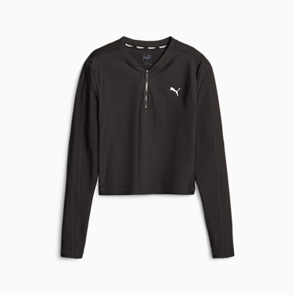 PUMA FIT Eversculpt Training Quarter-Zip Women, PUMA Black-PUMA White, extralarge-GBR