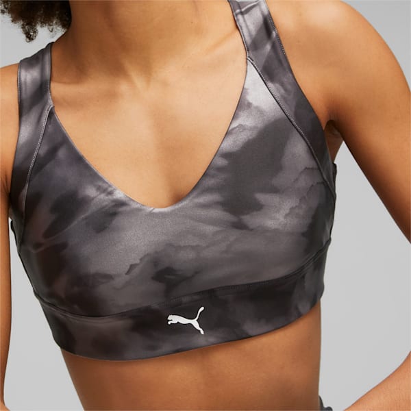 Printed Ultraform Women's Running Bra, PUMA Black, extralarge-IND