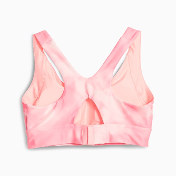 Printed Ultraform Women's Running Bra, Koral Ice, extralarge