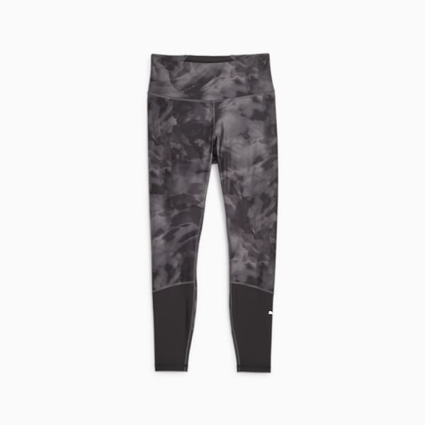 ULTRAFORM High-Waist Printed Women's Running Tights, PUMA Black, extralarge-AUS