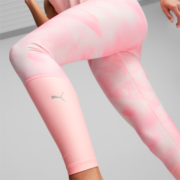 ULTRAFORM High Waist Full Length Printed Running Tights Women, Koral Ice, extralarge-GBR