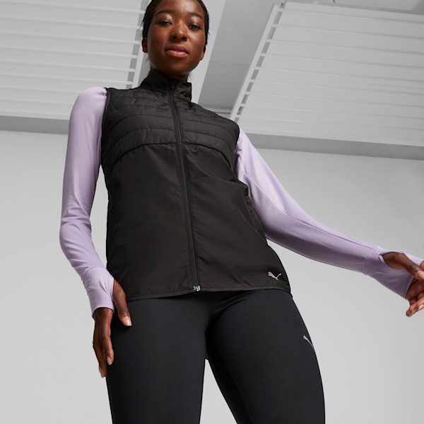 Run Favourite Women's Running Puffer Vest, PUMA Black, extralarge-GBR