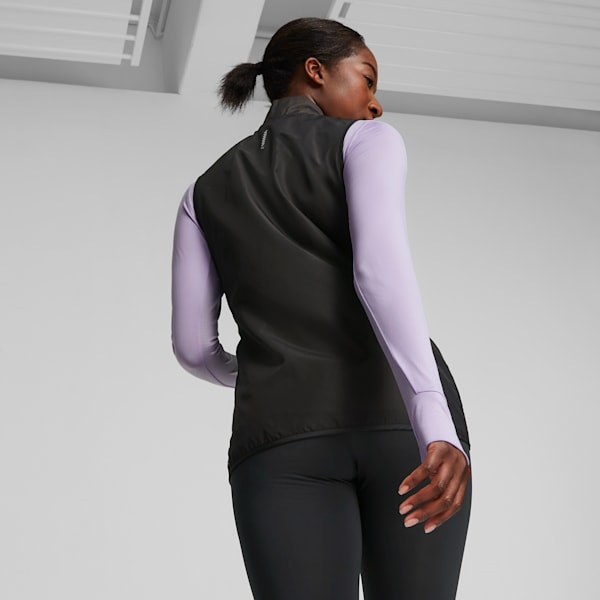 Run Favourite Women's Running Puffer Vest, PUMA Black, extralarge-GBR