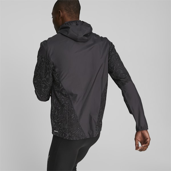 Run Aop Lightweight Men's Running Jacket, PUMA Black, extralarge-AUS