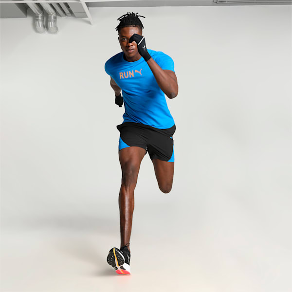 Run PUMA Men's Graphic Training Tee, Ultra Blue, extralarge-IND