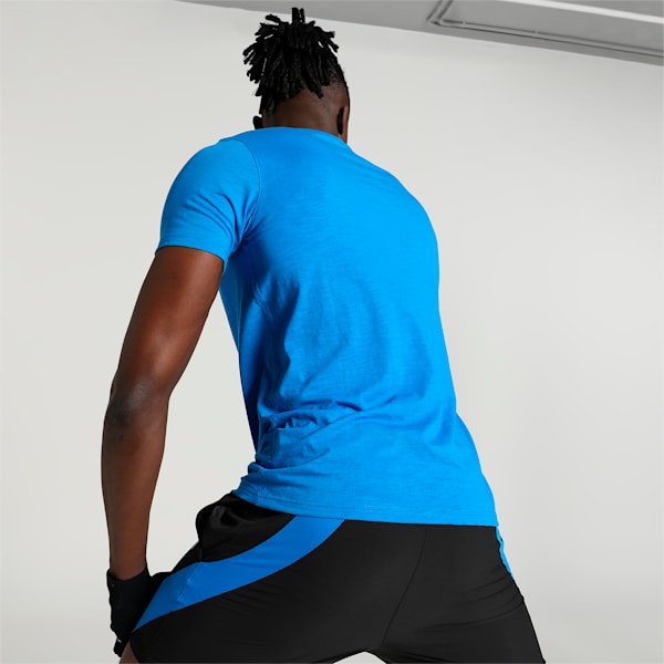 Run PUMA Men's Graphic Training Tee, Ultra Blue, extralarge-IND