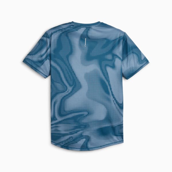 Run Favourite Men's Running T-shirt, Ocean Tropic-print, extralarge-IDN