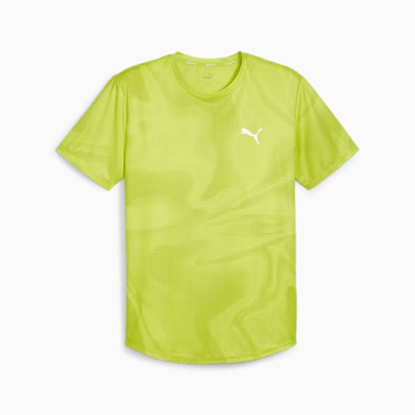 Playera para hombre Run Favourite, Lime Pow, extralarge