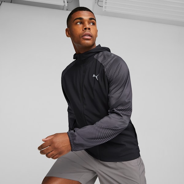 Chamarra Run Favorite para hombre, PUMA Black, extralarge