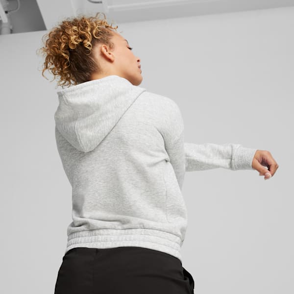 Train Favorite Women's Full-Zip Training Fleece, Light Gray Heather, extralarge