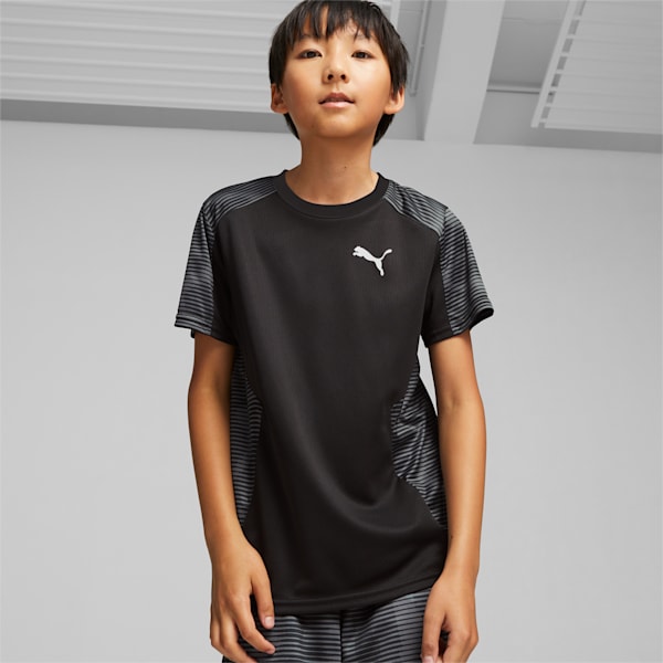 HYPERWAVE Printed Youth Tee, PUMA Black, extralarge-IND