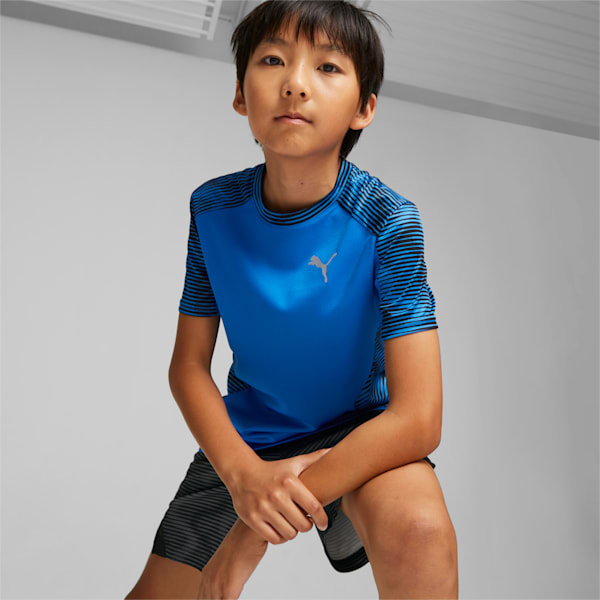 HYPERWAVE Printed Youth Tee, Ultra Blue, extralarge-IND