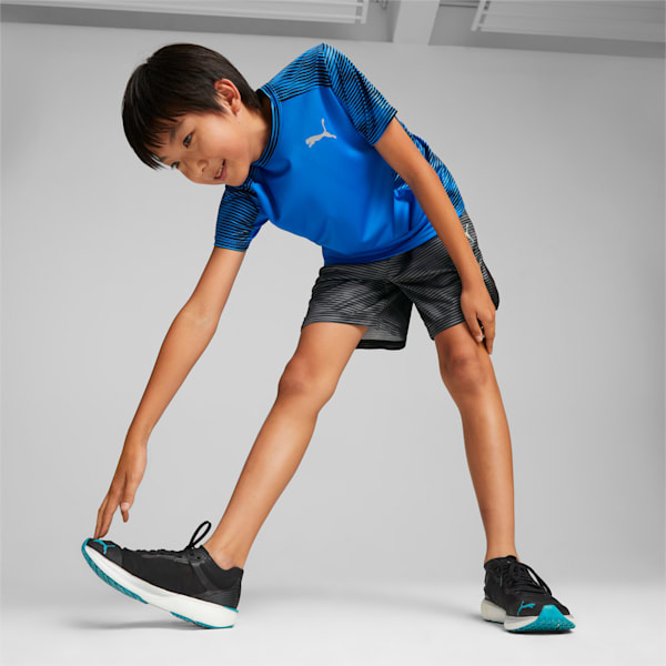 HYPERWAVE Printed Youth Tee, Ultra Blue, extralarge-IND