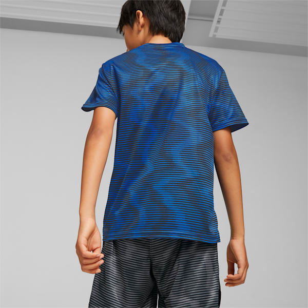 HYPERWAVE Printed Youth Tee, Ultra Blue, extralarge-IND