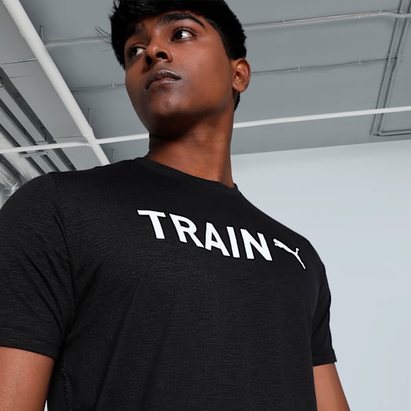 Men's Training T-shirt, PUMA Black, extralarge-IND