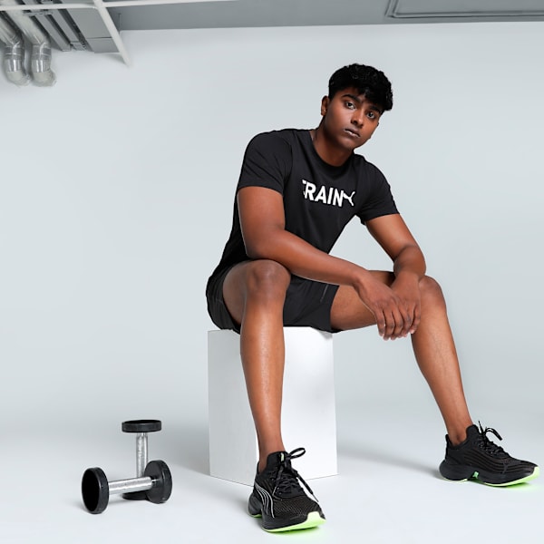 Men's Training T-shirt, PUMA Black, extralarge-IND