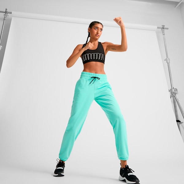 Pantalon de survêtement en éponge légère Femme, Electric Peppermint, extralarge