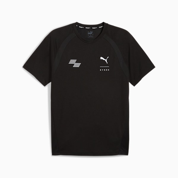 PUMA x HYROX Triblend Training Tee Men, PUMA Black, extralarge