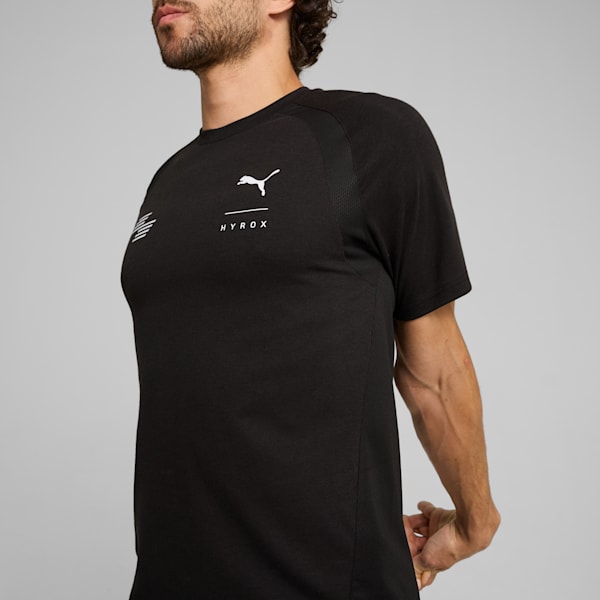 PUMA x HYROX Triblend Training Tee Men, PUMA Black, extralarge
