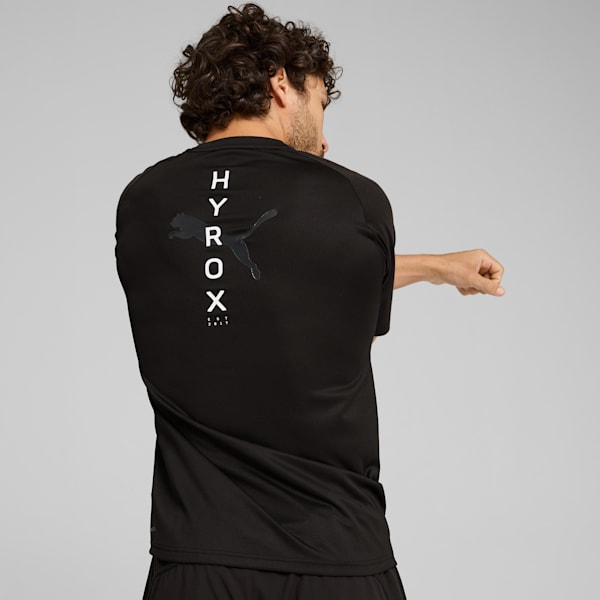 PUMA x HYROX Triblend Training Tee Men, PUMA Black, extralarge