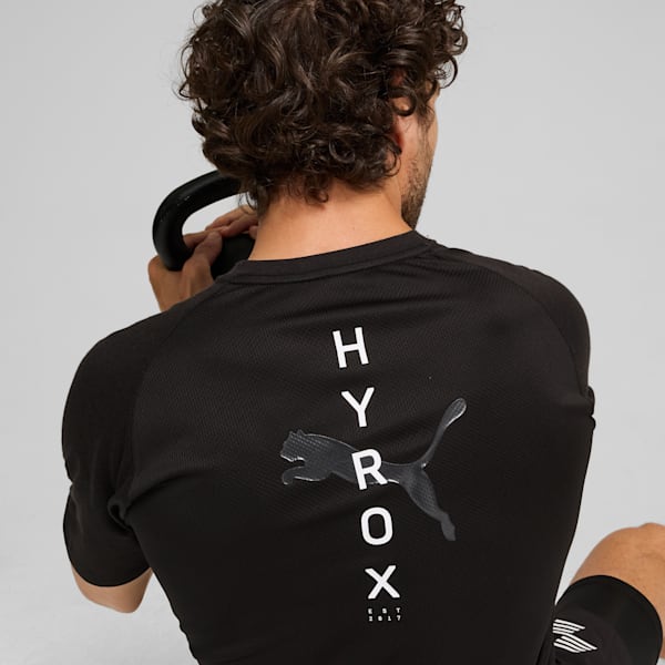 PUMA x HYROX Triblend Training Tee Men, PUMA Black, extralarge