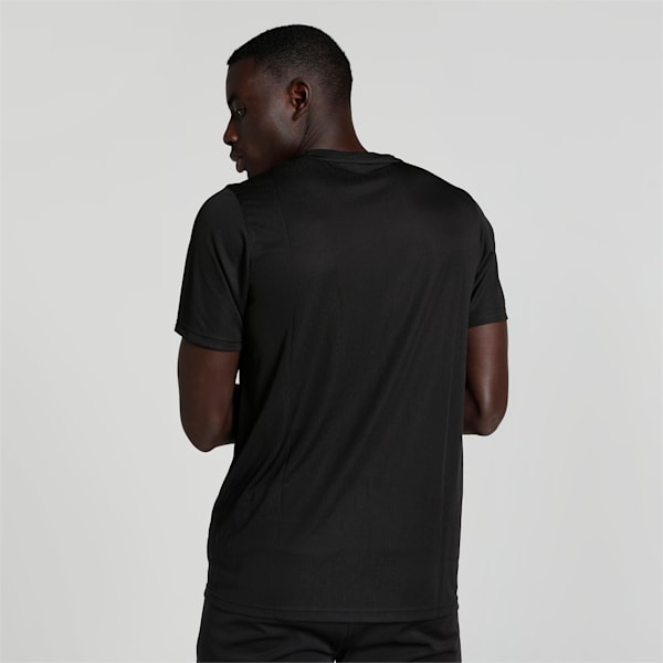 Performance Cat Regular Fit Mens Training T-Shirt, Puma Black, extralarge-IND