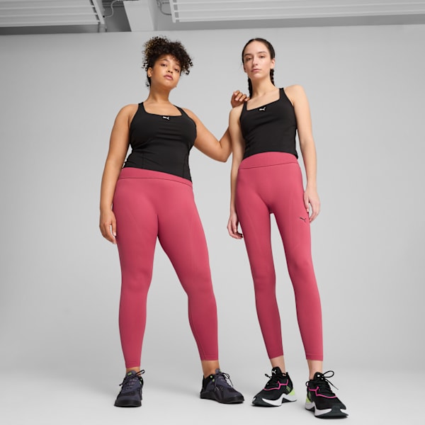 Shapeluxe Women's Seamless Training Tights, Port, extralarge-IND
