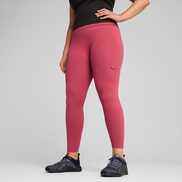 Shapeluxe Women's Seamless Training Tights, Port, extralarge-IND