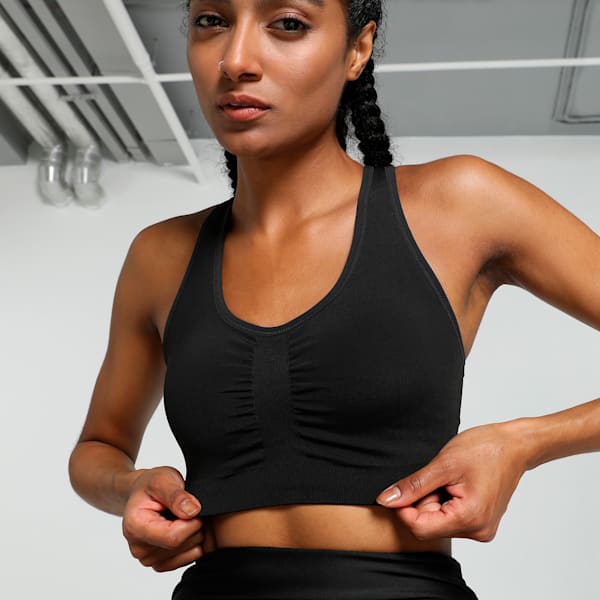 4Keeps Shapeluxe Women's Training Bra, PUMA Black, extralarge-IND