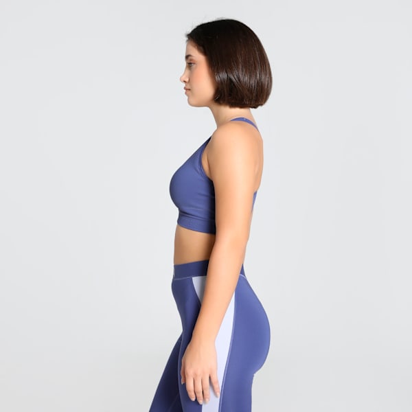 4Keeps Shapeluxe Women's Training Bra, Blue Crystal, extralarge-IND