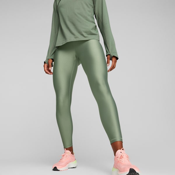 Leggings de cintura alta W RUN para mujer, Eucalyptus, extralarge