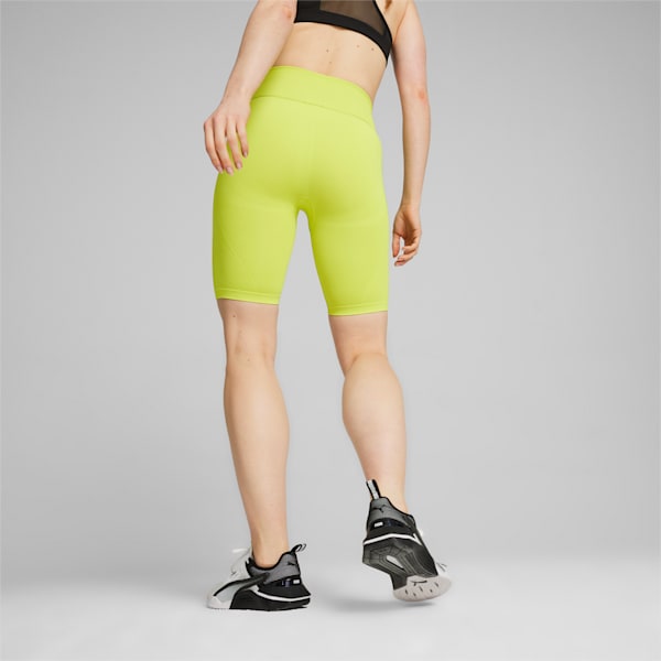 Shapeluxe Women's High-Waisted Training Biker Shorts, Lime Pow, extralarge-IDN