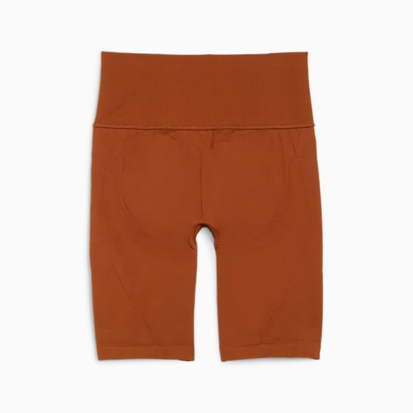 Shapeluxe Women's High-Waisted Training Biker Shorts, Teak, extralarge-IND