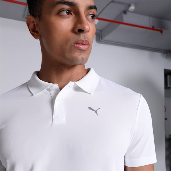 Performance Men's Training Polo T-shirt, Puma White, extralarge-IND