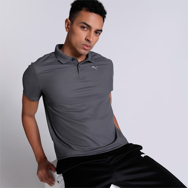 Performance Men's Training Polo T-shirt, CASTLEROCK, extralarge-IND