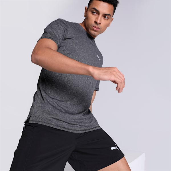 Run Favorite Heather Men's Running T-Shirt, PUMA Black Heather, extralarge-IND